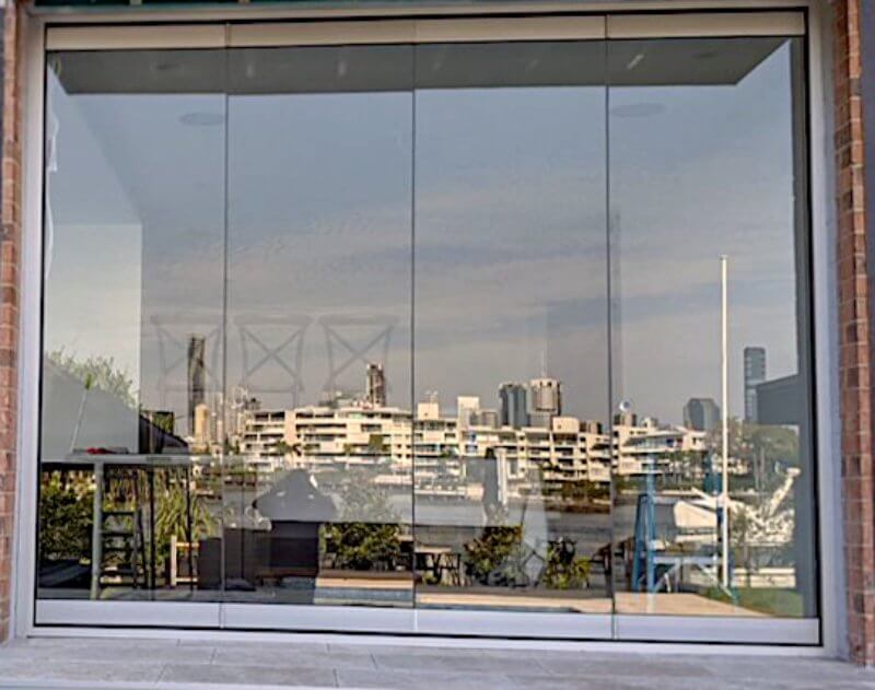 Compact Frameless Glass Bifolds - Outback Doors Australia (5)